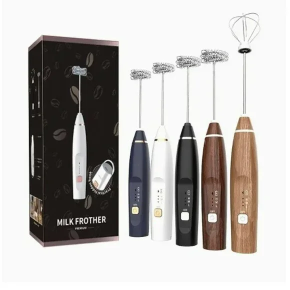 Milk Frother Handheld - Black - NWT - Picture 4 of 4